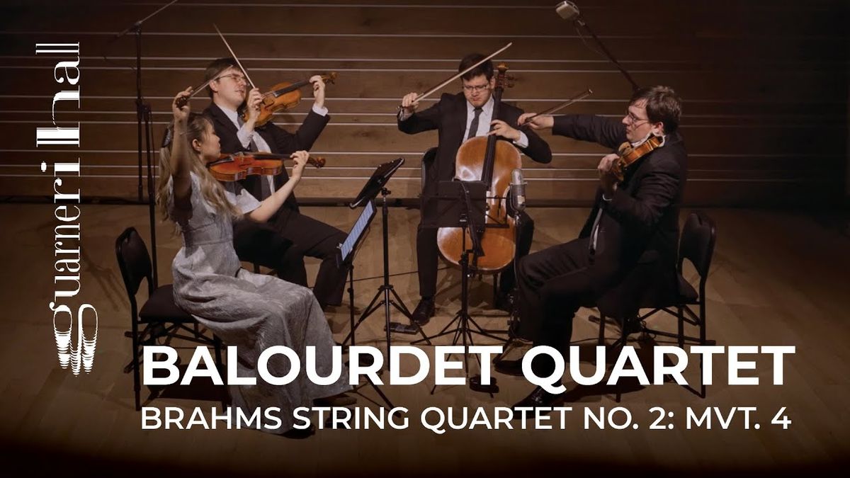 Balourdet Quartet at Macky Auditorium