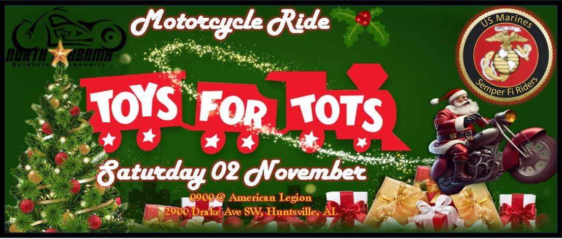 Toys for Tots Ride w\/Semper Fi Riders