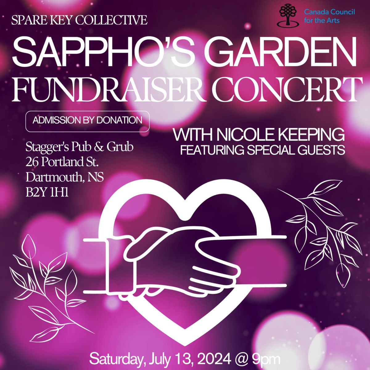 Sappho's Garden Fundraiser Concert