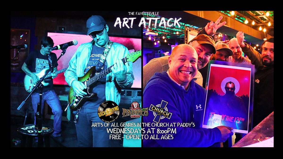 The Fayetteville Art Attack, Wednesday, January 22nd!