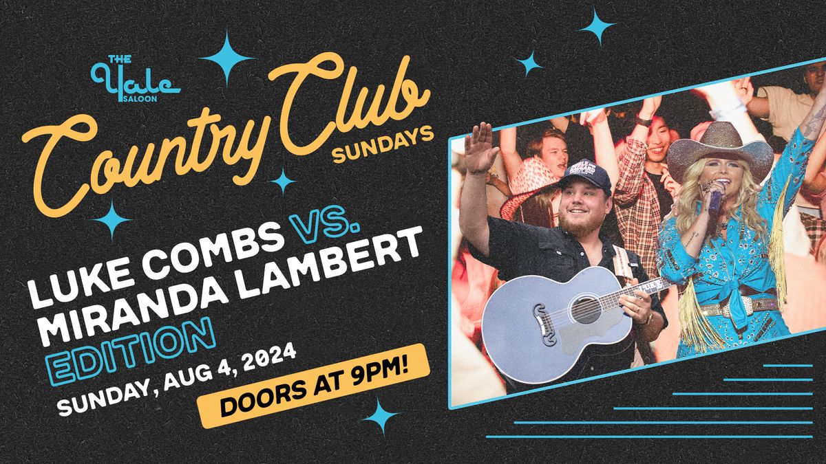 Country Club Sunday: Luke Combs vs. Miranda Lambert