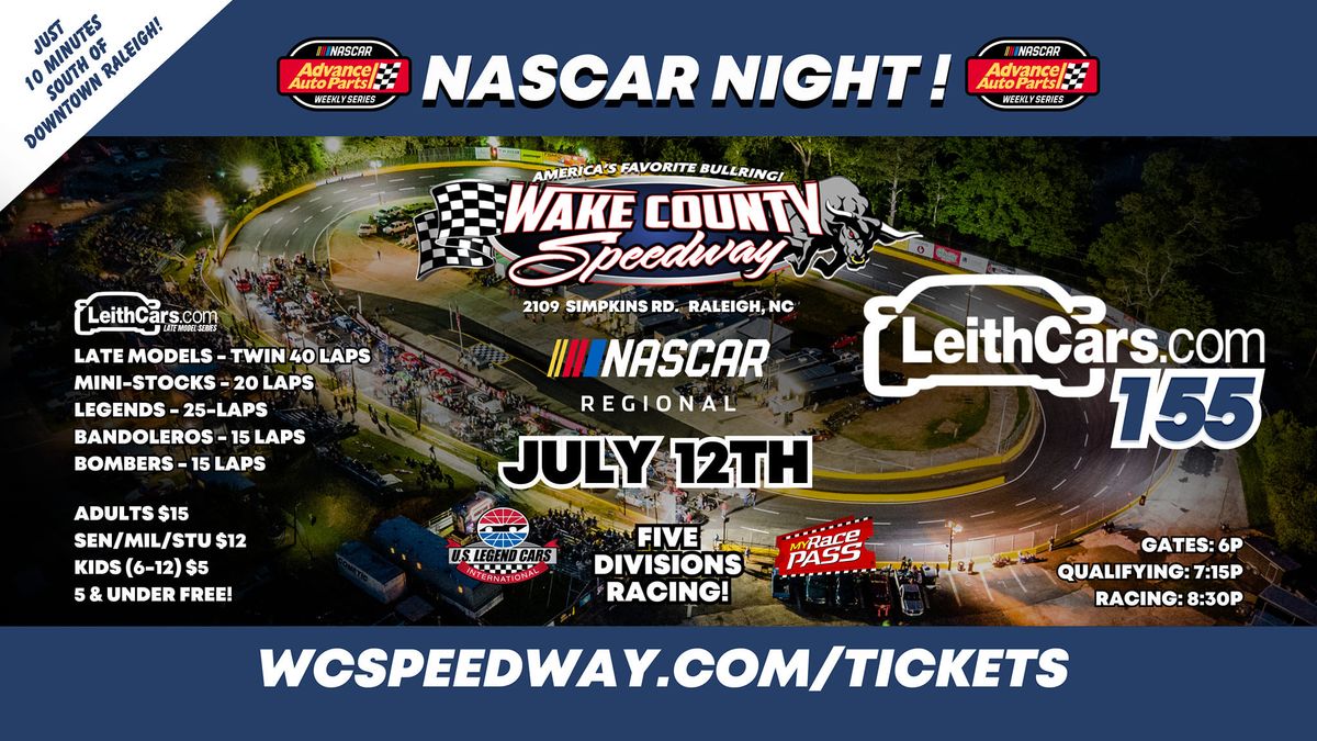 Wake County Speedway: LeithCars.com 155