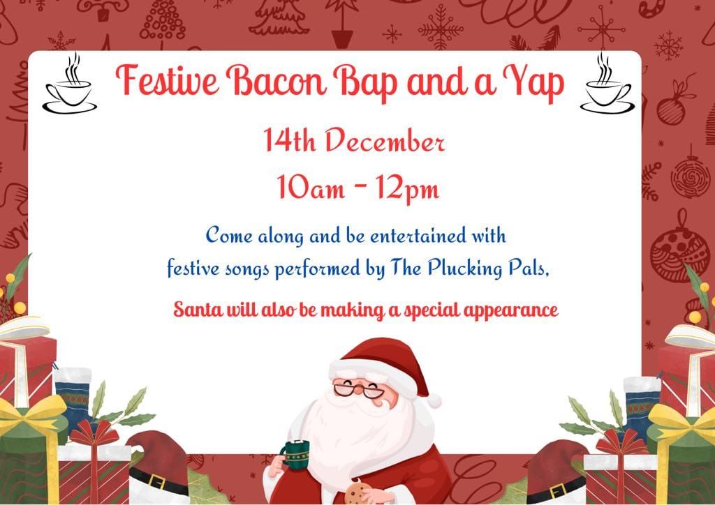 Festive Bacon Bap and a Yap