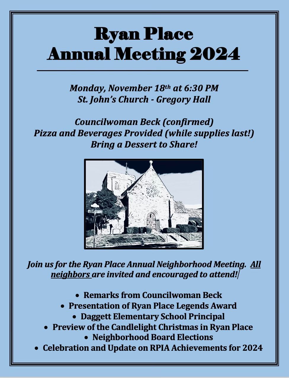 Ryan Place Annual Meeting