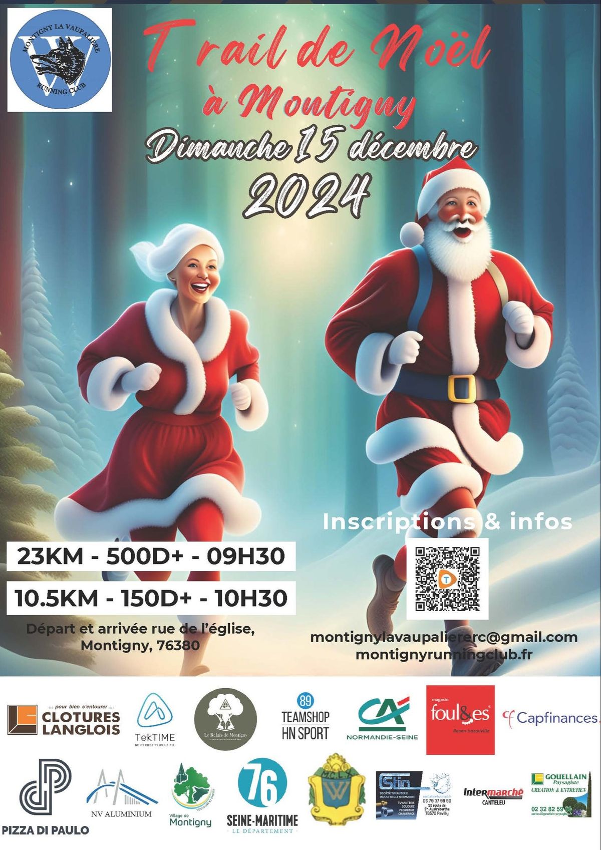 TRAIL DE NOEL A MONTIGNY