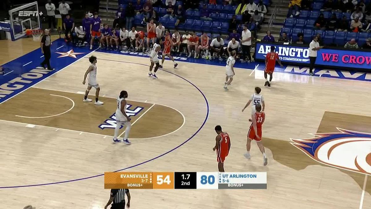 UT Arlington Mavericks at Evansville Purple Aces Mens Basketball at Ford Center Evansville