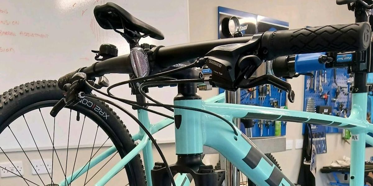 Women's bike maintenance gears class