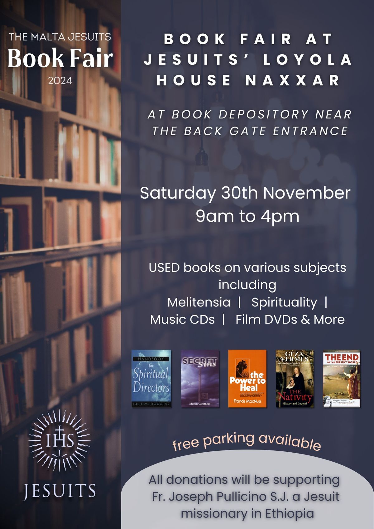 Book Fair at Jesuits\u2019 'Loyola House', Naxxar