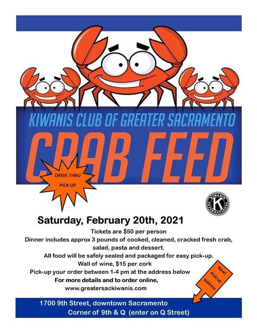 Kiwanis Club of Greater Sacramento Annual Crab Feed