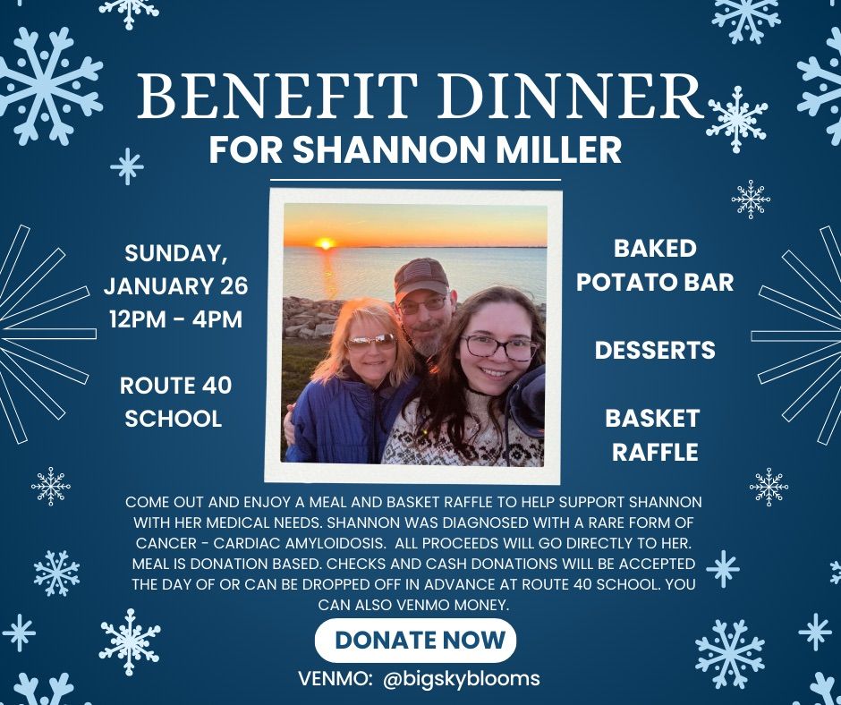 Benefit Dinner for Shannon Miller 