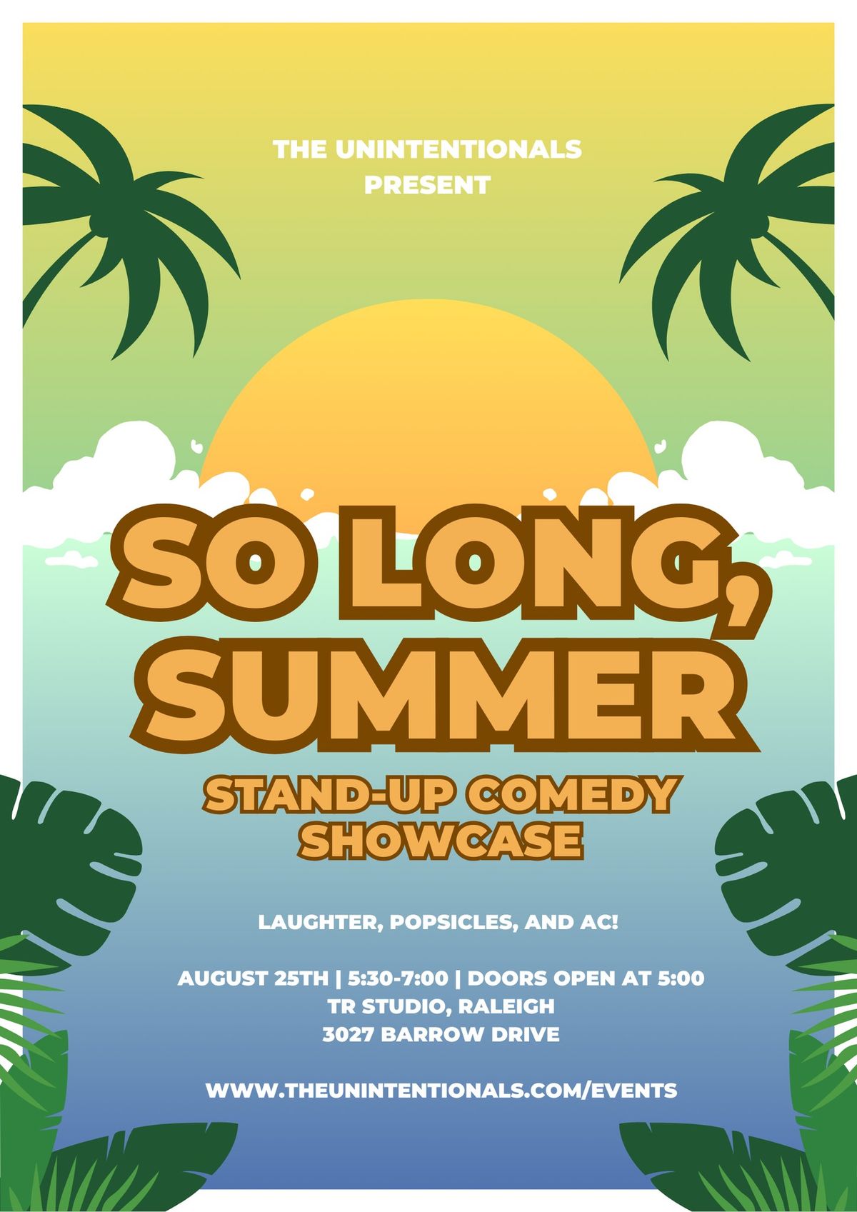 So Long, Summer! Stand-Up Showcase