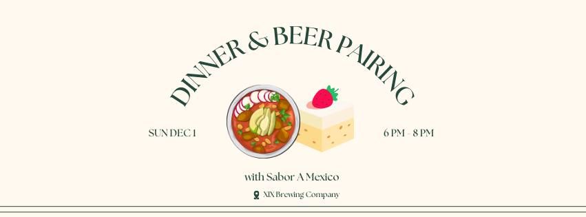 Dinner & Beer Pairing with Sabor a Mexico 