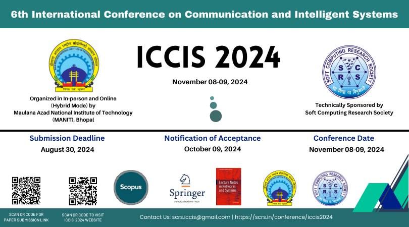 ICCIS 2024 | MANIT Bhopal