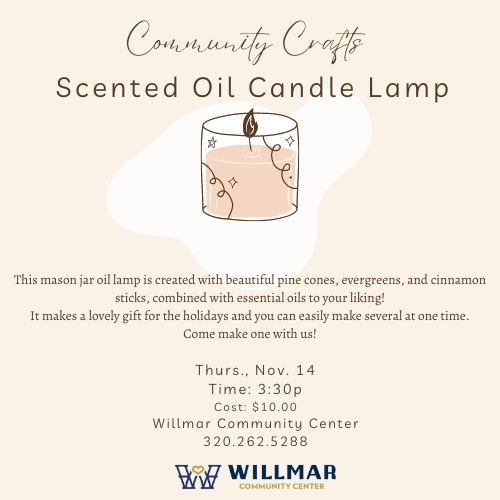 Community Crafts: Scented Oil Lamp