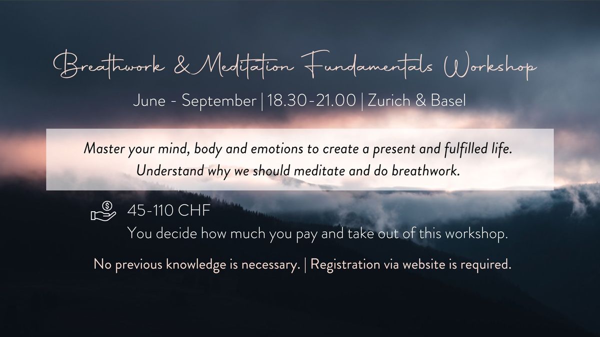 Breathwork & Meditation Fundamentals Workshop with Alexander Keil