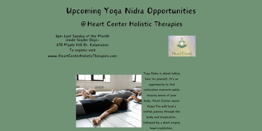 YOGA NIDRA with Heart Center Holistic Therapies