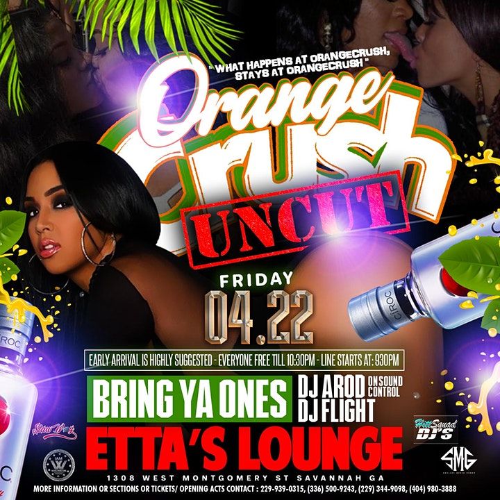 The Official Orange Crush 2k22, ETTAS LOUNGE & CLUB BLACK DREAMS ...