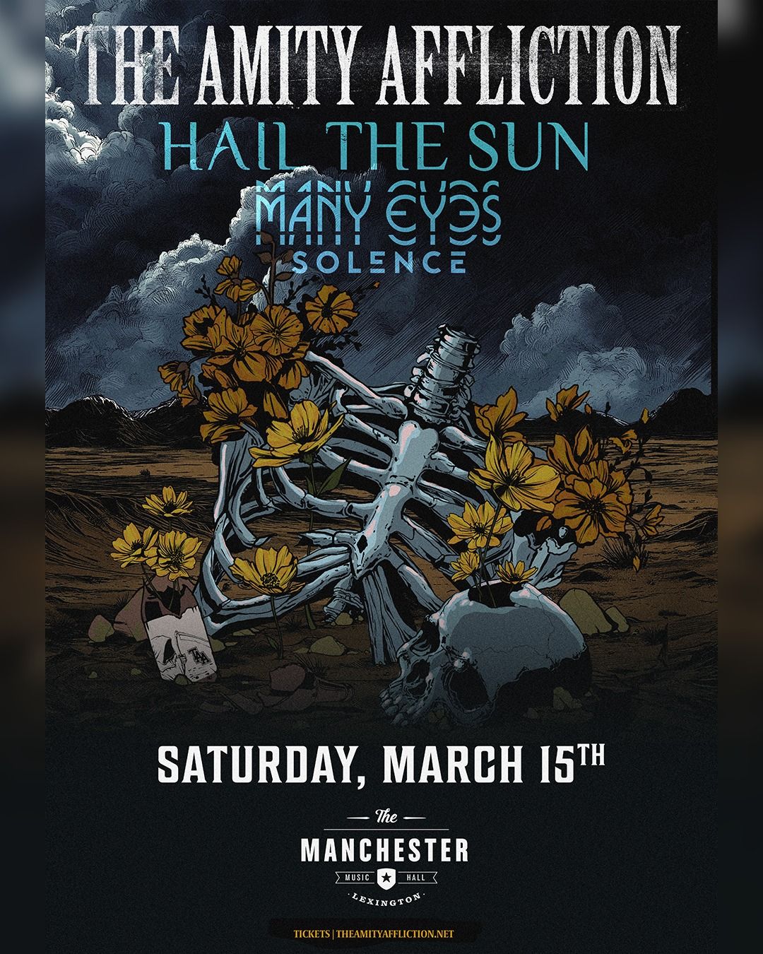 The Amity Affliction w\/ Hail The Sun, Many Eyes, and Solence - Lexington, KY