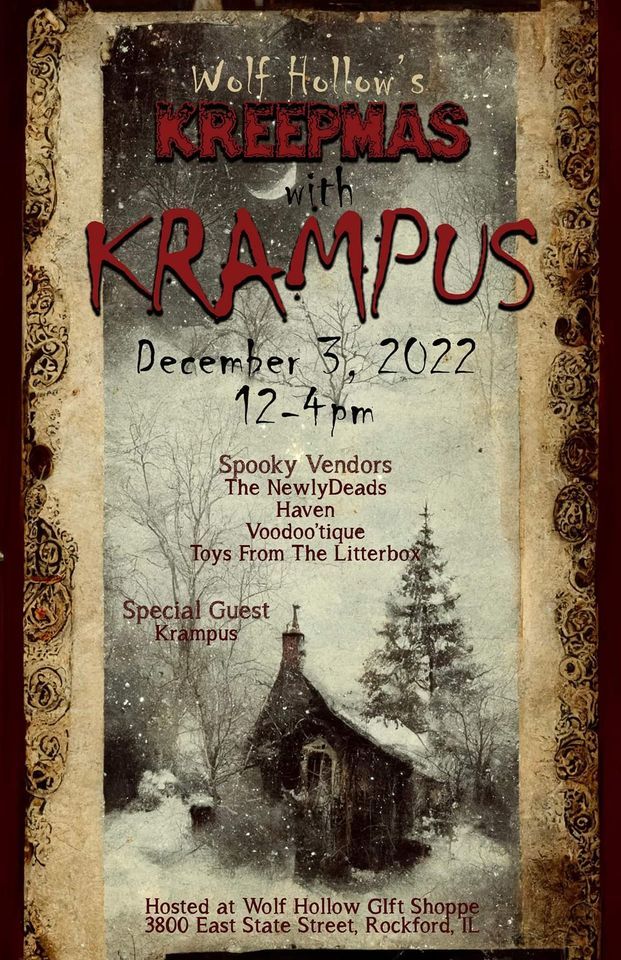 Creepmas with Krampus, Wolf Hollow, Rockford, 3 December 2022