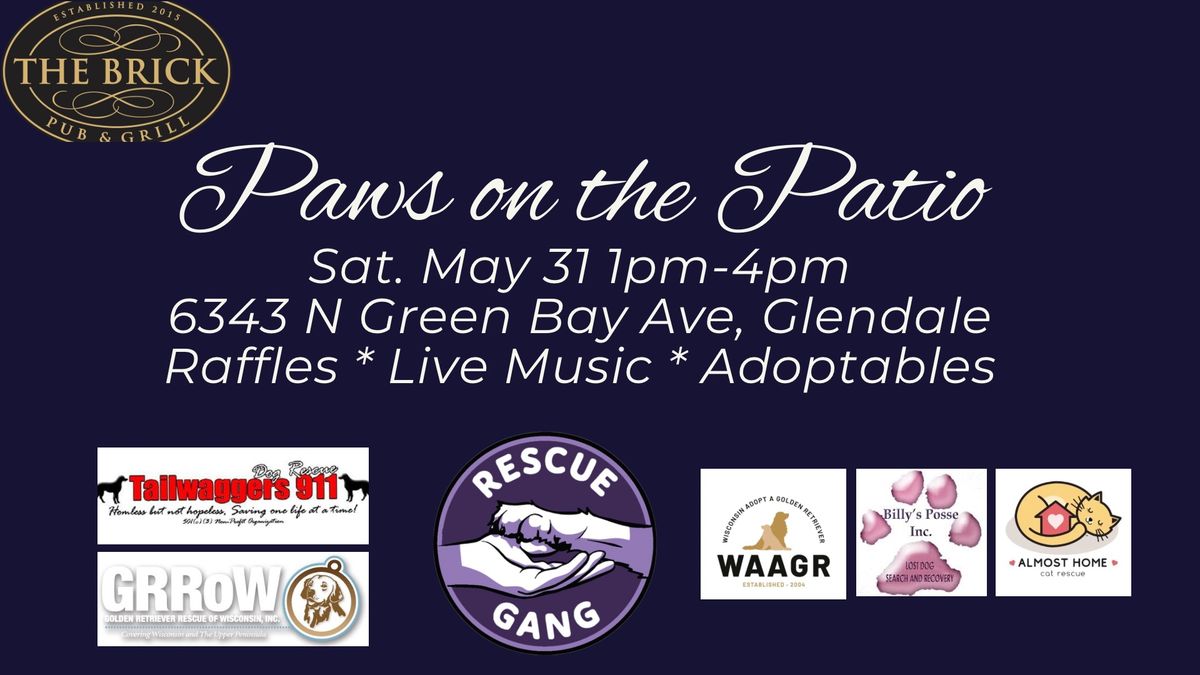 Paws on the Patio @ The Brick Pub & Grill