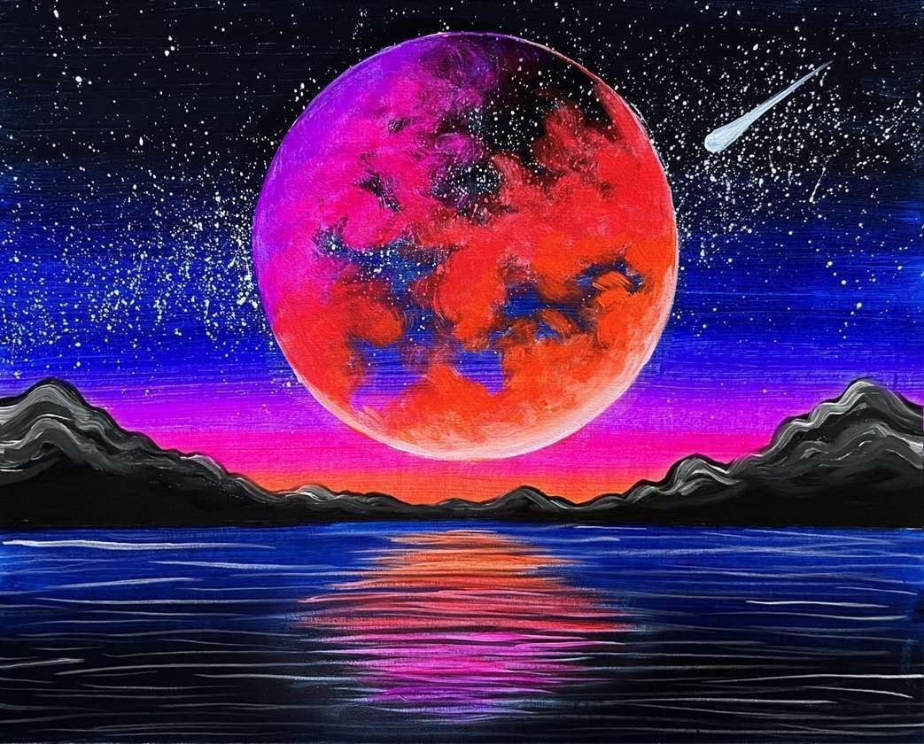 Majestic Moonlight-Paint Party