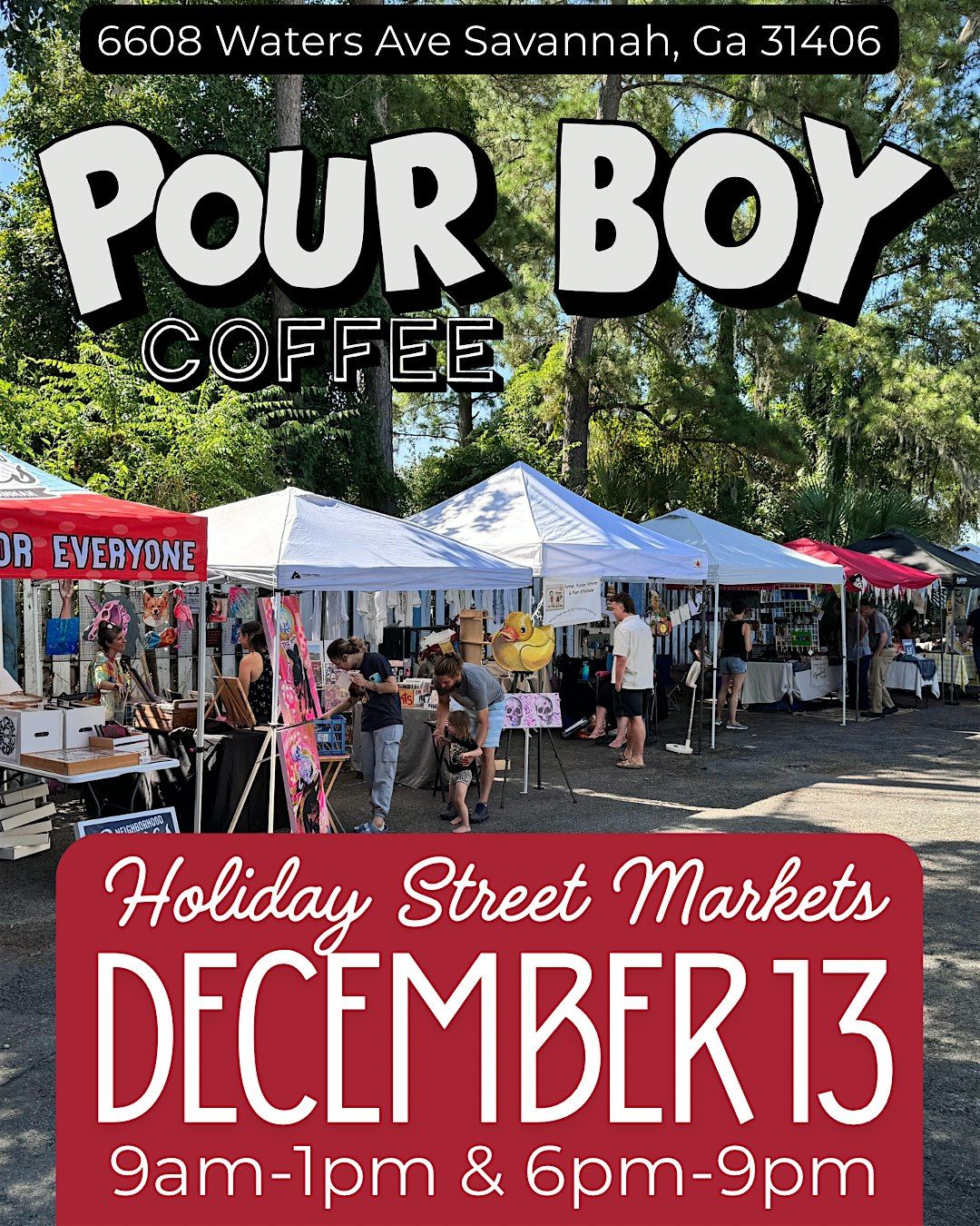 Pour Boy Holiday Street Markets