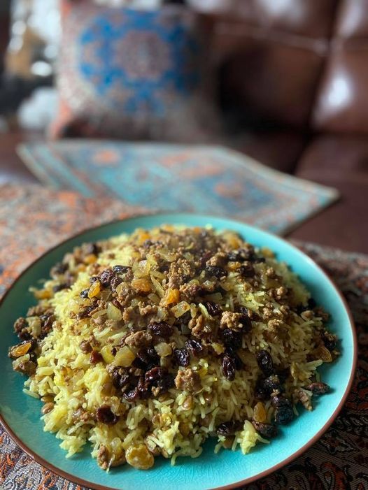 イラン料理レンズ豆ご飯と鶏肉の煮込み夜の部 自由が丘 Setagaya 13 June 21