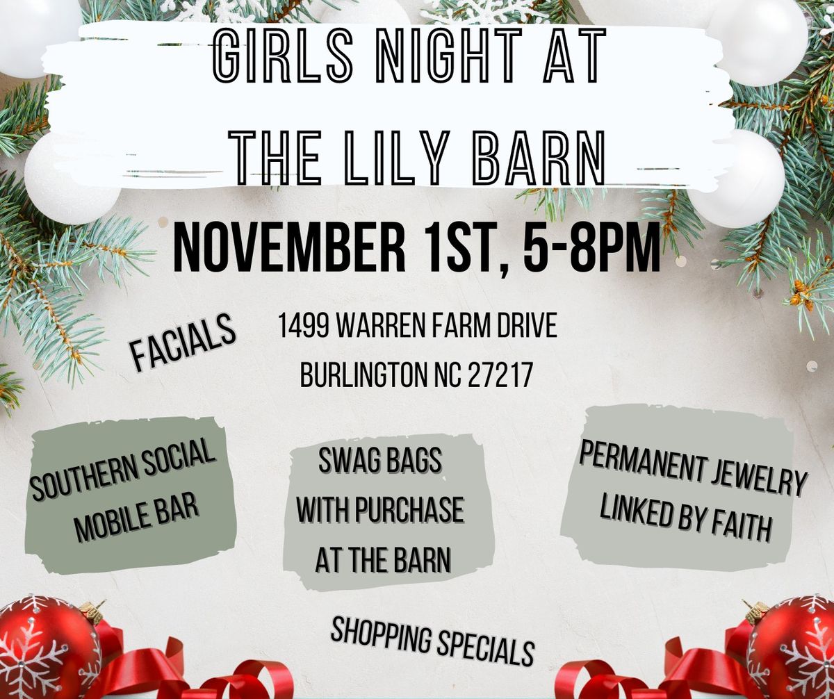 Girls Night 2.0 at The Lily Barn