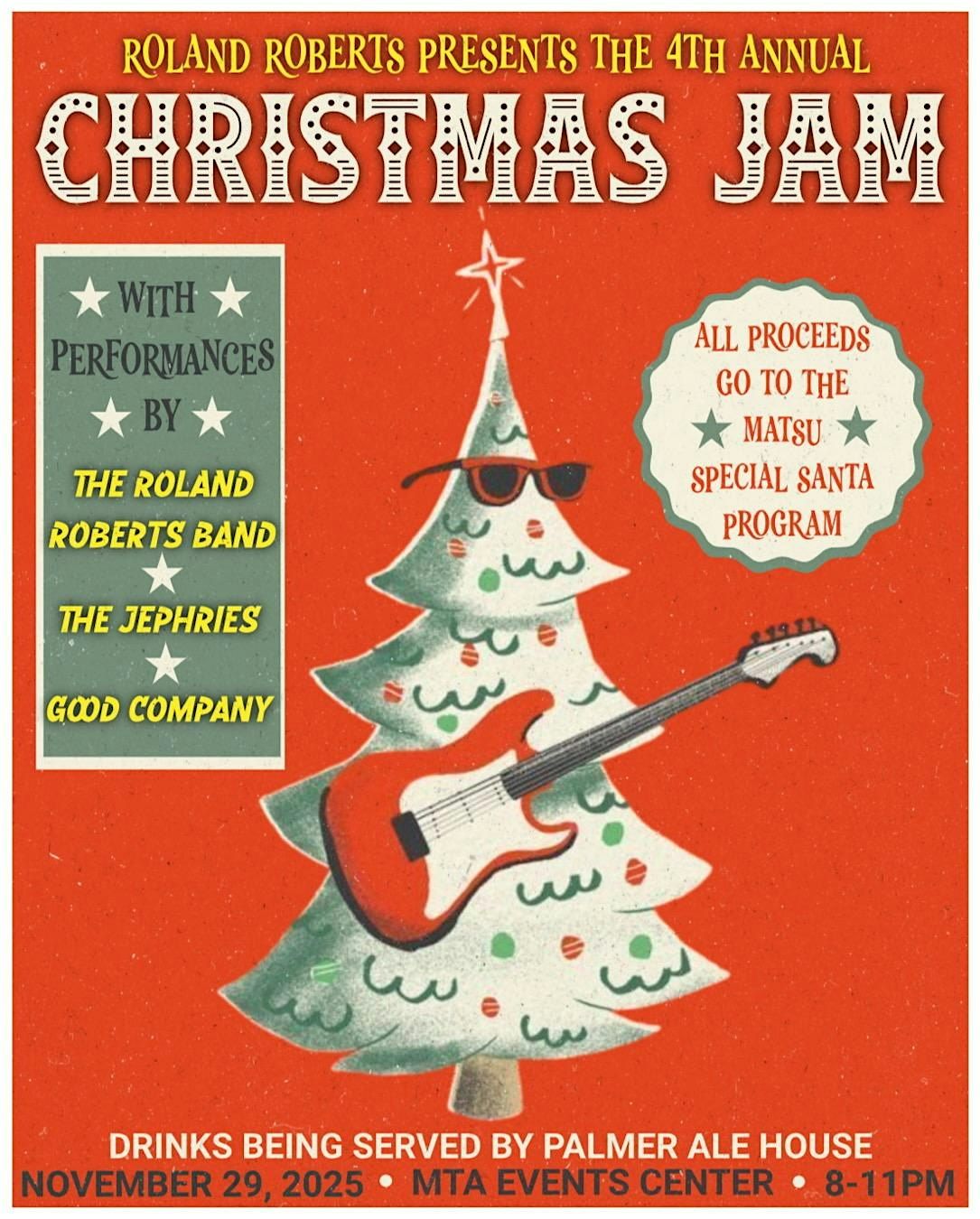 Roland Roberts Band\u2019s Christmas Jam!