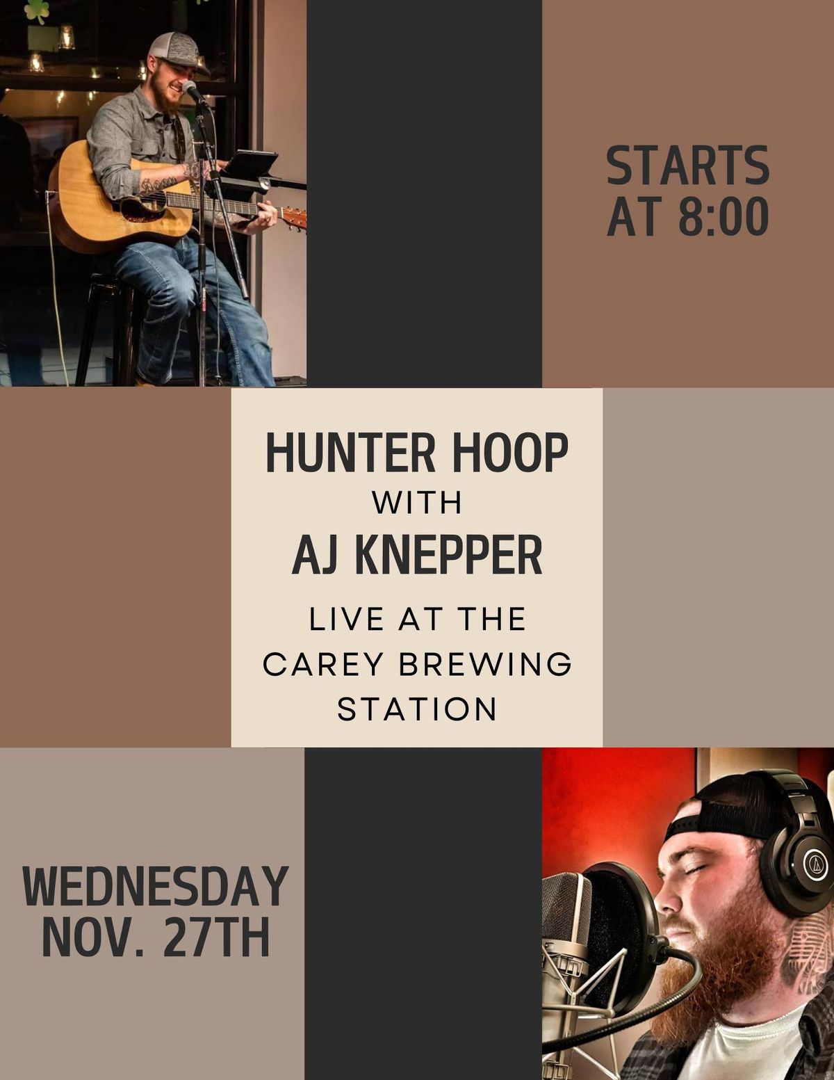 Hunter Hoop and A.J. Knepper Duo for Drinksgiving @ CBS