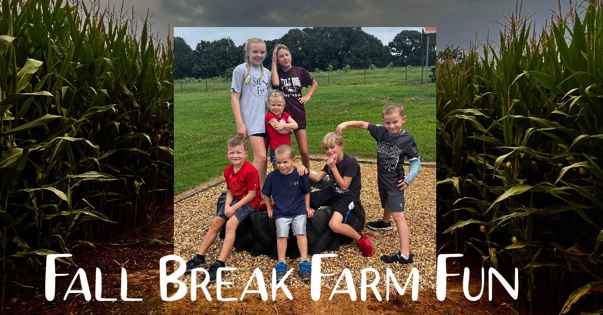 Fall Break Farm Fun