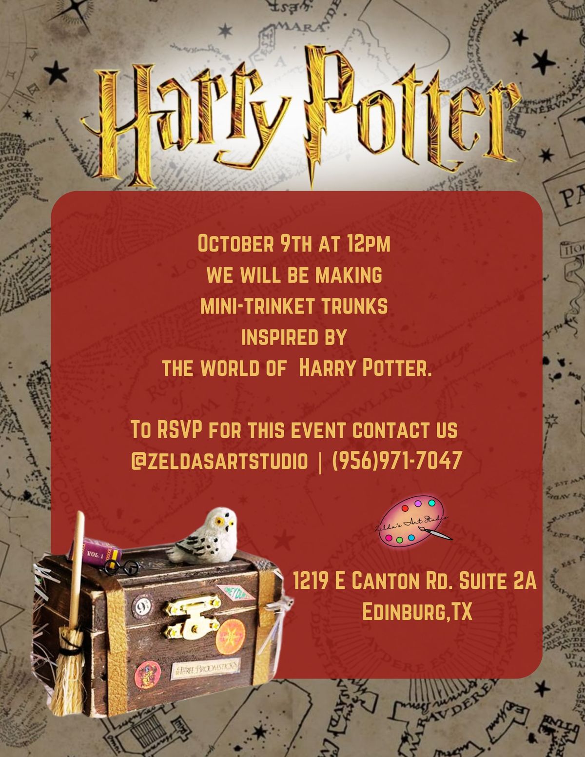 Harry Potter Trinket Boxes Workshop