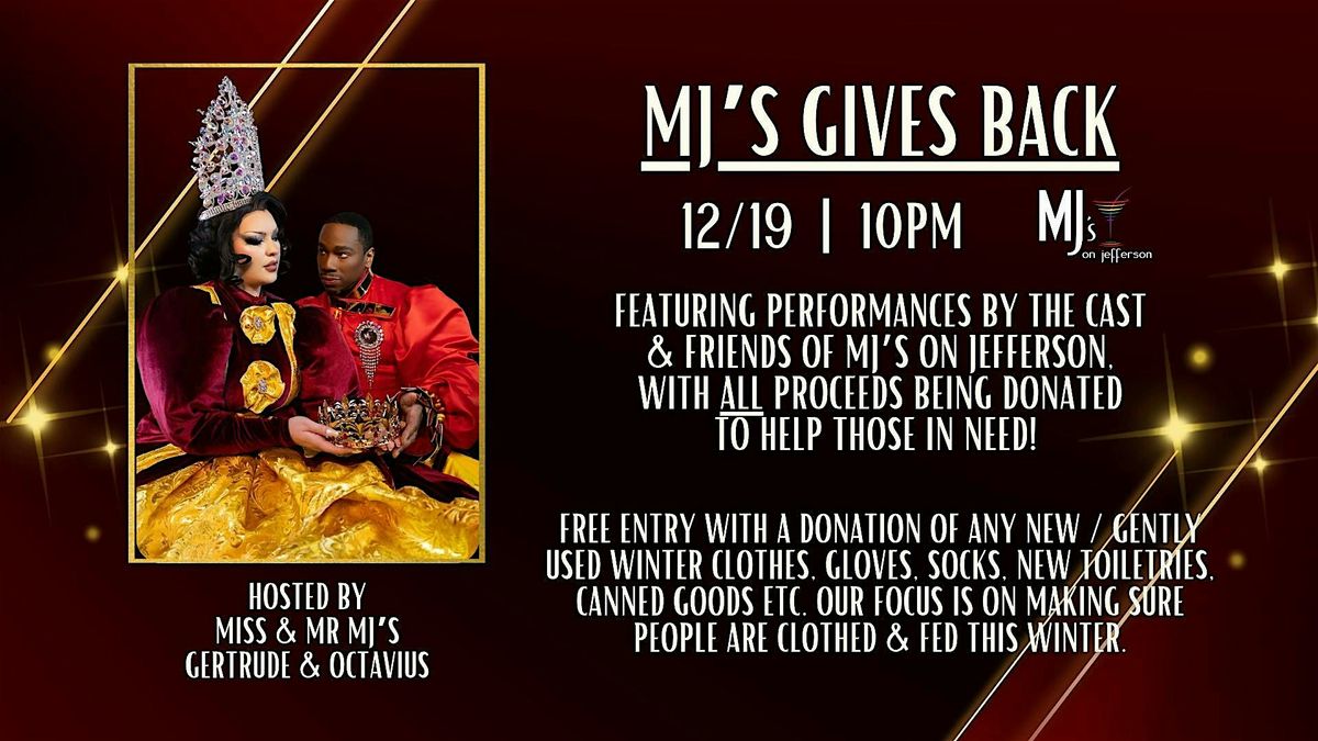 MJ's Gives Back