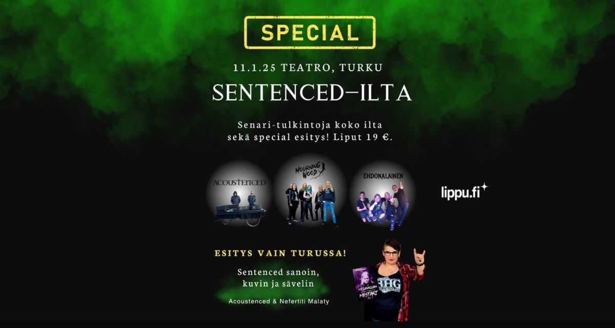 La 11.1.2025 Sentenced-ilta | Teatro, Logomo