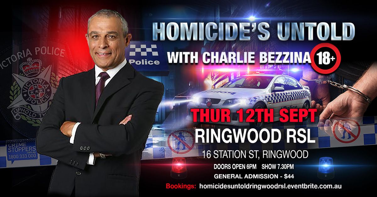 Homicide's Untold "Live Show"