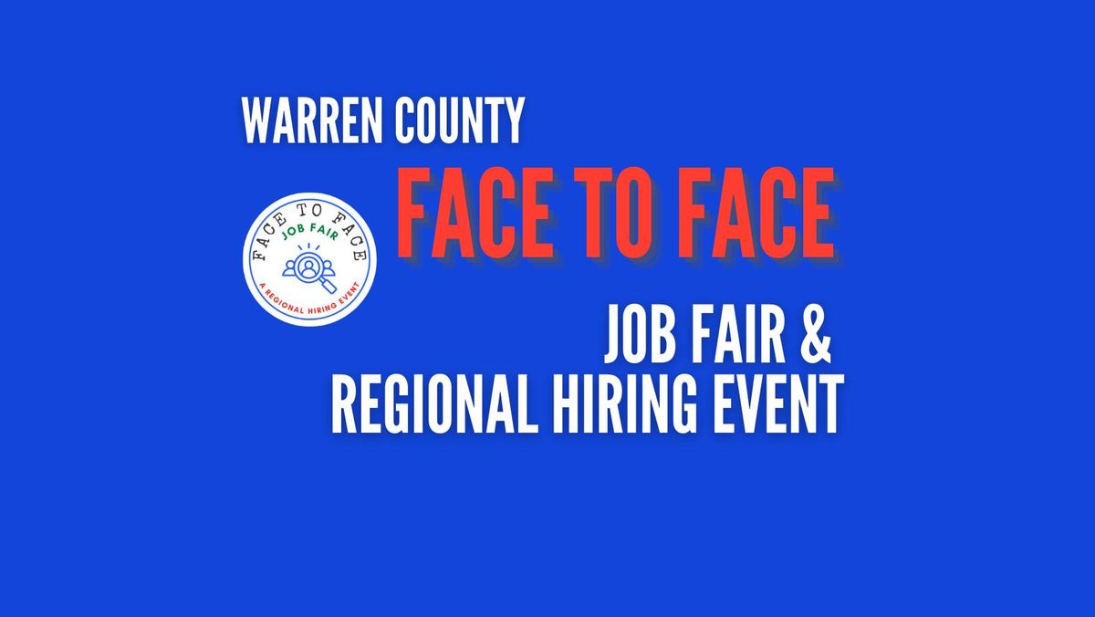 Face to Face Job Fair: Regional Hiring Event