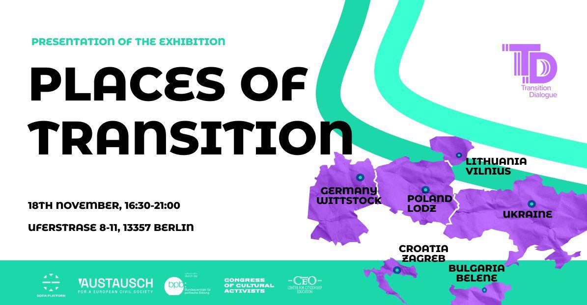 Podiumsdiskussion und Pr\u00e4sentation der internationalen Ausstellung \u201cOrte der Transformation\u201d