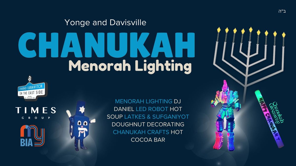 Yonge and Davisville Menorah Lighting