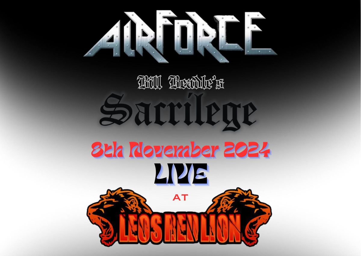 Airforce with Sacrilege at Leo\u2019s Red Lion, Gravesend