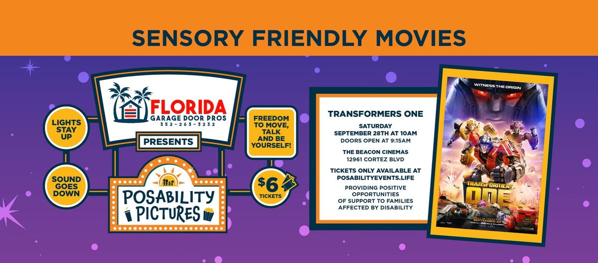 Sensory Friendly Viewing of Transformers One