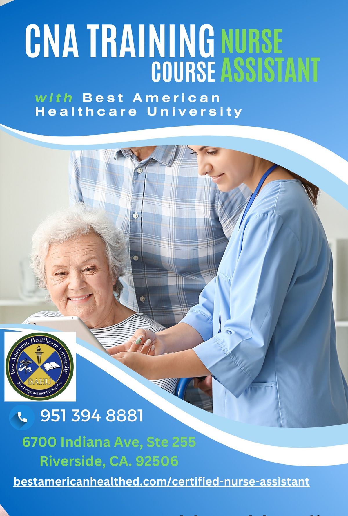 CNA Nurse Assistant Training with Best American Healthcare University