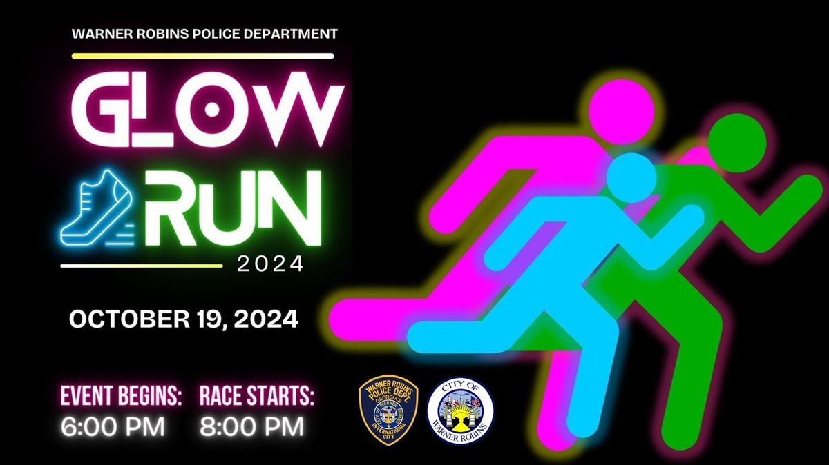 Warner Robins Police Department Glow Run 2024