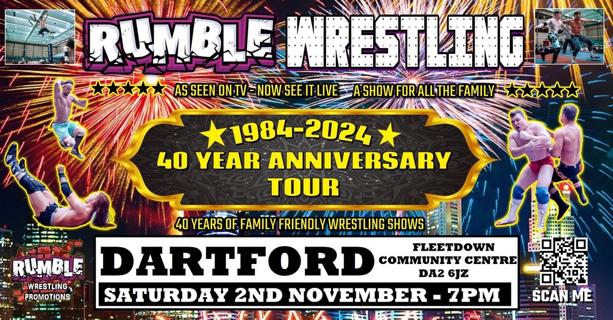 Rumble Wrestling 40 year Anniversary Tour Comes to Dartford