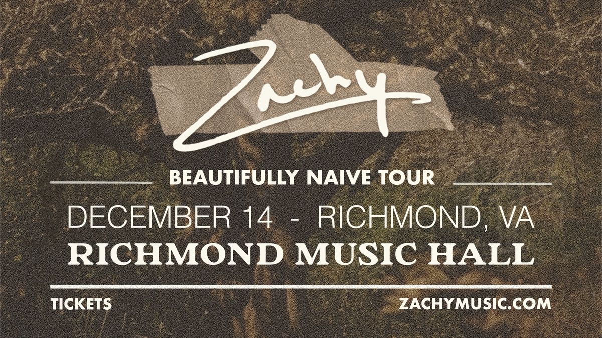 zachy at Richmond Music Hall 12\/14\/24