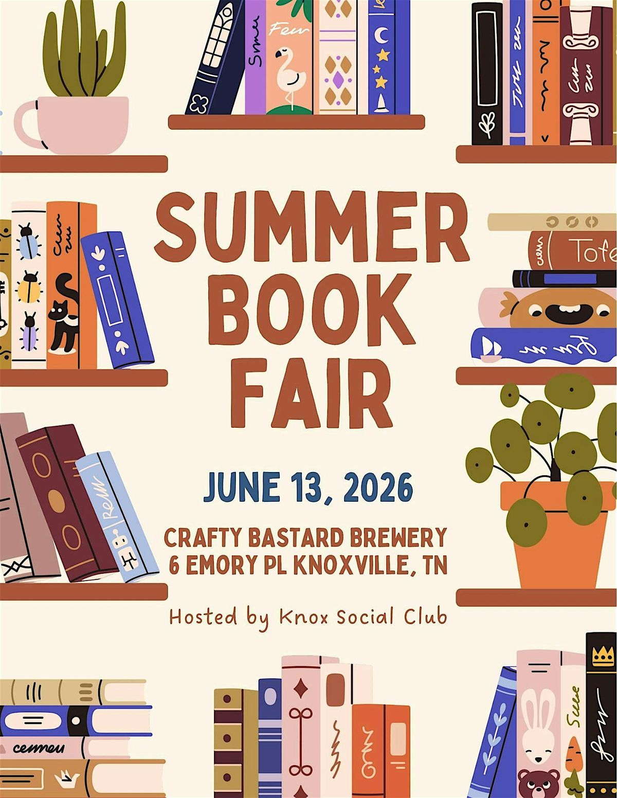 Summer Book Fest - 6\/12-6\/13\/26 - Knoxville, TN