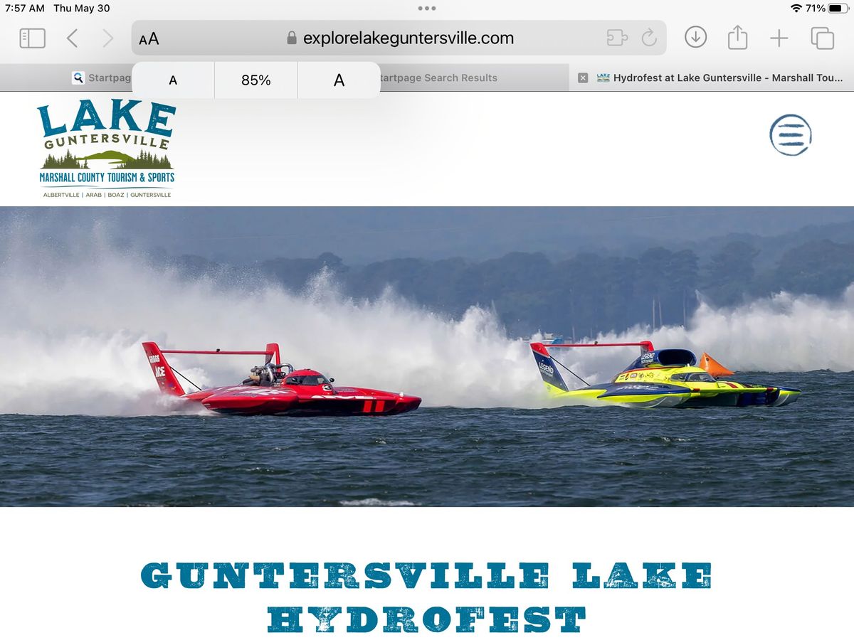 Hydrofest, Lake Guntersville June 29 & 30