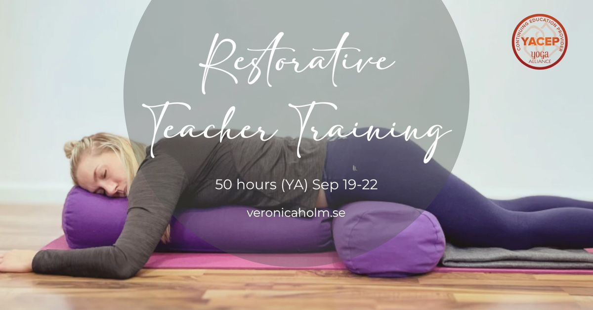Restorative Yoga Teacher Training 50h (YA)