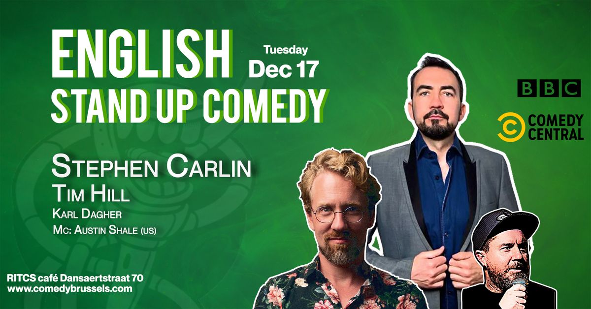 English Comedy at RITCS cafe: Stephen Carlin & Tim Hill