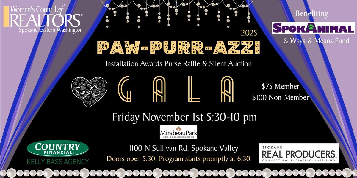 PAW-PURR-AZZI Installation Awards Gala & Purse Raffle 2024