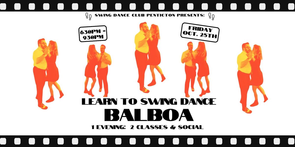 1 Evening. Two Swing Dance Classes! Basic Balboa & Slow Balboa & Social